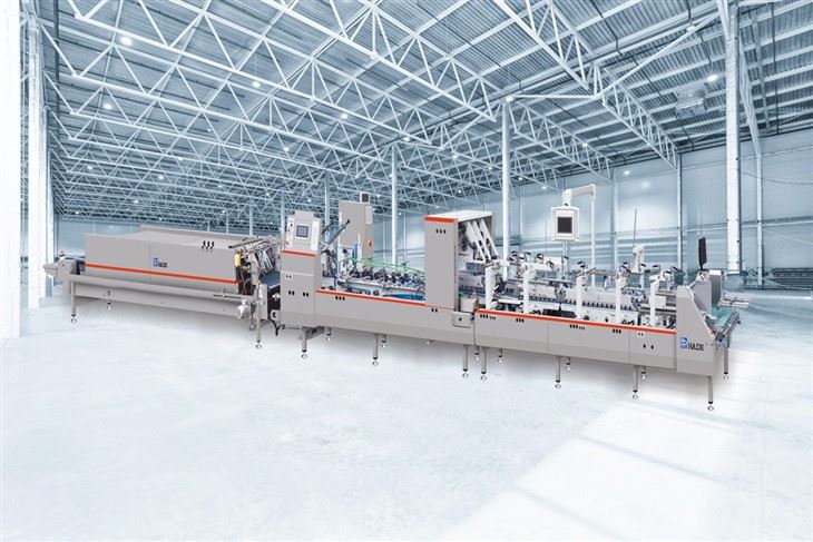 Corrugated Folder Gluer Machin